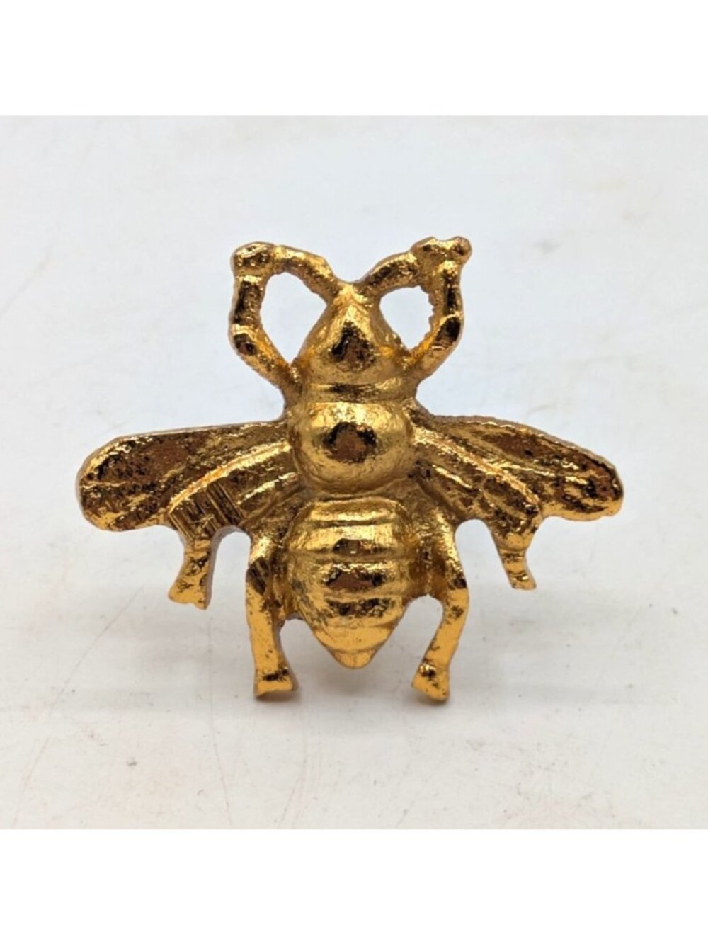 Vintage Gold Bumble Bee Drawer Pull Set of 6 Cupboard Door Handle Knob
